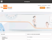 Tablet Screenshot of dehoogstraat.nl